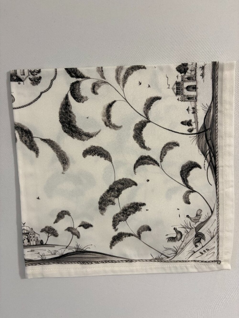 Juliska Country Estate Flint Grey 22" Napkins Set of 2